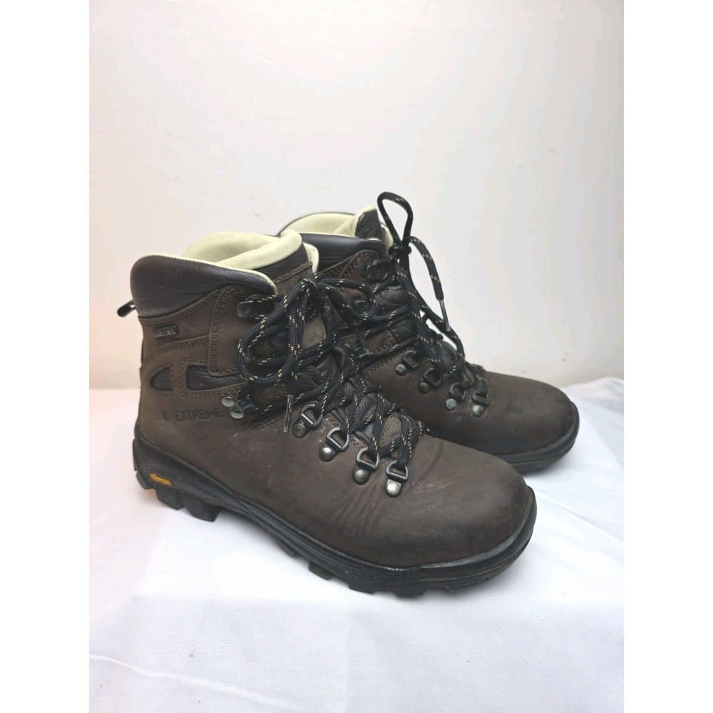 Mountain Warehouse Extreme Excalibur Waterproof Hiking Vibram Boots US 7 Brown